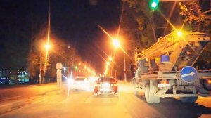 Авто прогулки по Новосибирску за рулем - 22. Ночной Новосибирск. Ул. Зорге-ул. Ватутина