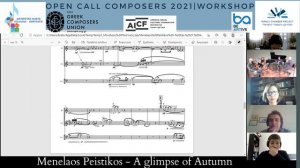 Menelaos Peistikos - A glimpse of Autumn for flute, clarinet, violin, cello & piano