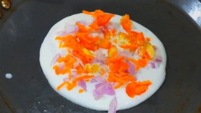 Pizza Dosa Recipe | Vegetable Dosa | Instant Dosa recipe | HS Foods