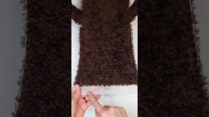 Сумка на канве из пряжи Yarnart Mink