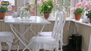 Оформление террасы в стиле шебби шик / Идеи для вдохновения