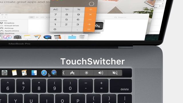 TouchSwitcher for Touch Bar смотреть онлайн