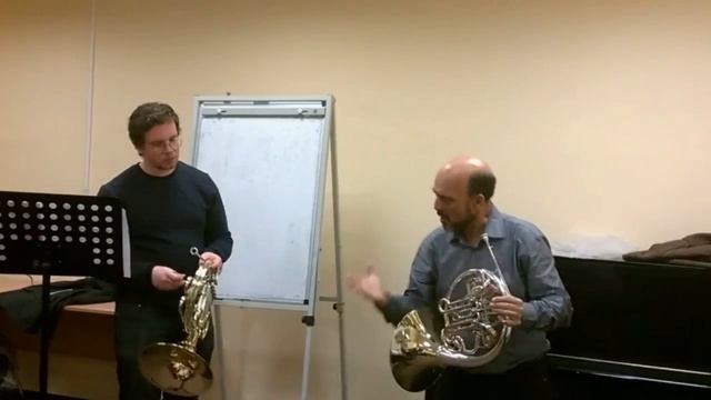 Мастер-класс Хавьера Боне (валторна) в Духовой Академии Воронцова смотреть онлайн