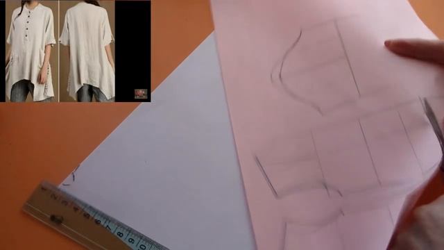 Рубашка БОХО. Моделируем рубашку БОХО. смотреть онлайн