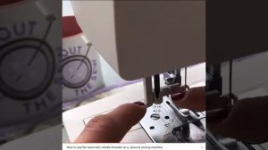 Threading the Janome Sewing Machine