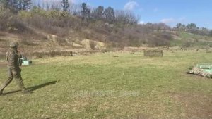 На учебном полигоне ЗВО в Валуйском районе Белгородской области