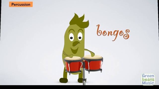 Percussion Instruments for kids (INSTs 4) | Musical Instruments | Green Bean's Music смотреть онлайн