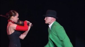 Танго "Ревность". Виртуозное исполнение на скрипке во время танца