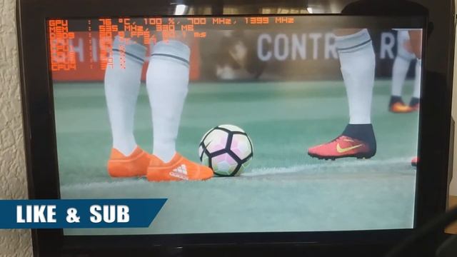 PES 2017 on Core 2 Quad q9400 @2.66GhZ - GT 730 2 GB DDR3 - 8 GB RAM смотреть онлайн