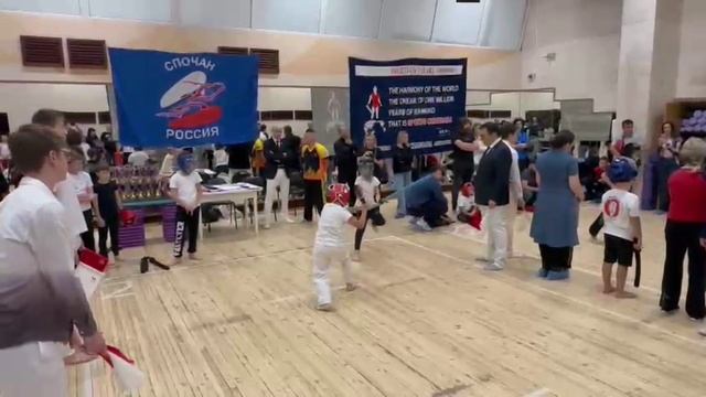 Чемпионат Москвы по японскому фехтованию спочан 22 октября 2023, детская часть