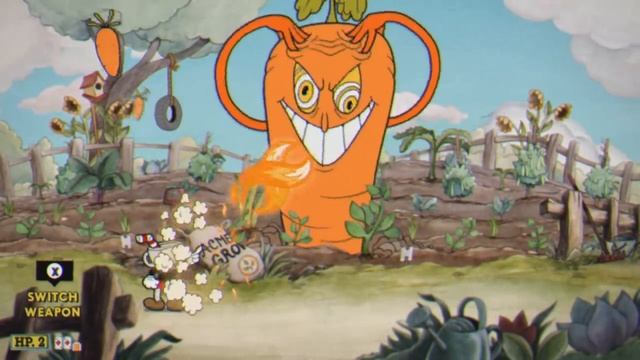 Cuphead Only Move Right Challenge - Botanic Panic (Root Pack) смотреть онлайн