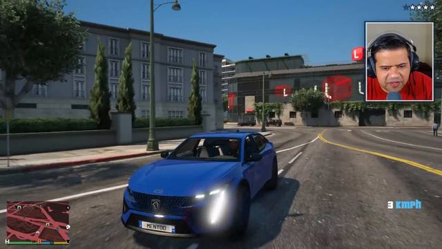 Fuga da Policia Com PEUGEOT 408 GT HYBRIDE 2023 - GTA 5 MODS смотреть онлайн