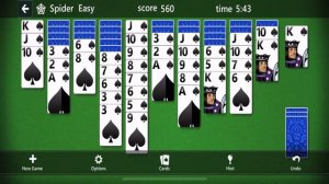 Spider Solitaire - HOW TO PLAY - Beginners Playing Solitaire Online and Card Games Solitaire Lesson