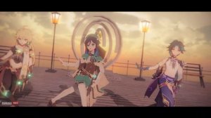 【MMD Genshin Impact | 原神MMD】STEP【Aether/Venti/Xiao】