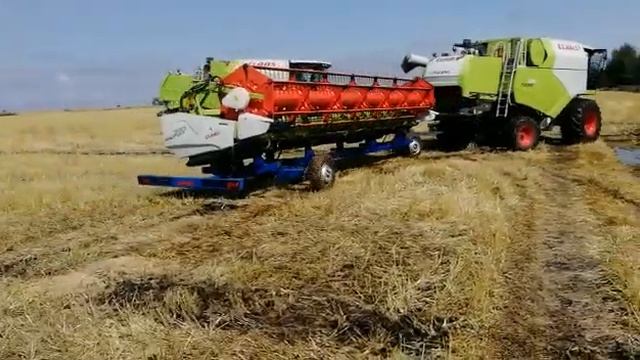 Тележка приспособление для перевозки транспортировки жатки смотреть онлайн