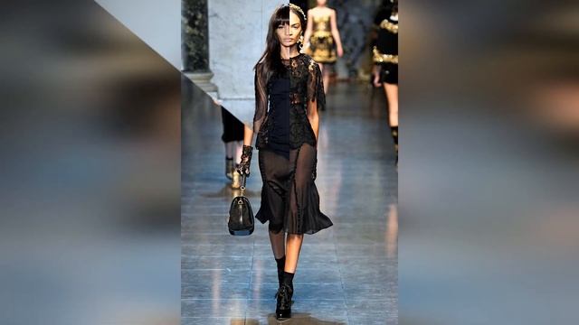 Коллекция черного платья/ Показ/showing black dress