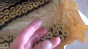 Цепь привода колеса DID 520 GOLD O-Ring сальниковая