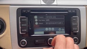 RNS 315 RNS 310 EU/US обзор, як встановити навігаційні карти