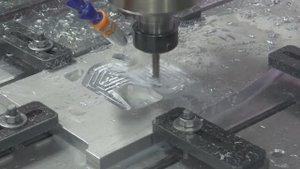 Тестовое изготовление детали из Д16Т, 4 мм за проход - станок ТМ20 0906