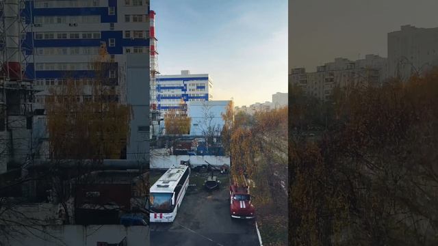 Закат на АЛ 🚒 #firefighter #москва #мчсроссии #огнеборцы #пожарныемосквы