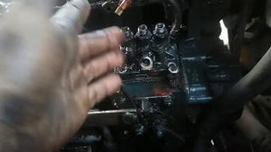 мини экскаватор Кубота Kubota где находится тнвд