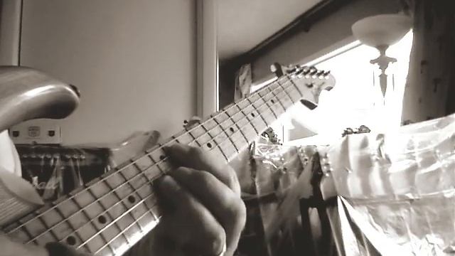 Strat Riffs Licks Whammy dives wAria Pro II Strat demo Jam Rock guitar Lead Solo смотреть онлайн