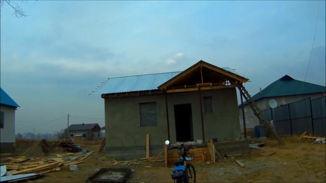 МПС Алматы. Фронтон и карниз. 30.10.2017. смотреть онлайн