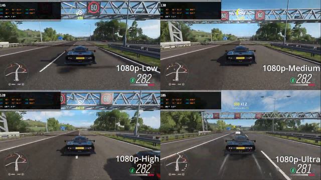 Performance Testing Forza Horizon 4 @ 1080p all settings | GTX 1660 Super | Intel Core i5-9400F