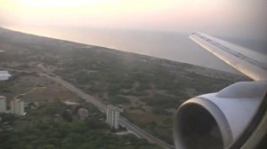 Туман Boeng заход на посадку в Анталии