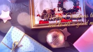 Слайд-шоу на новый год фотографии в рамке Videohive Warm Christmas Memories frame Gold DIZAYNPROJECT