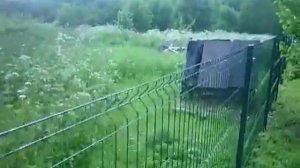 Забор из сетки гиттер 3D своими руками