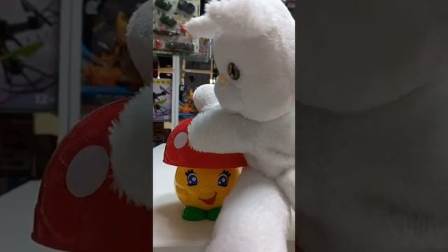 Музыкальный грибок Азбукварик для малышей с песенками