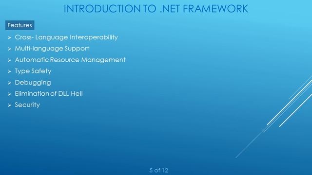 Introduction to  NET Framework | Architecture of .NET Framework | Features | Pros and cons