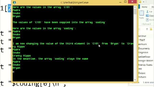 Coding 101 21: Perl: Getting Started