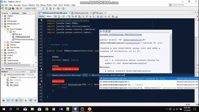JavaFX add values to ComboBox | NetBeans смотреть онлайн