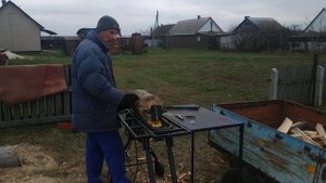 ЛайфХак Дровокол электрический Champion LSH5001H
