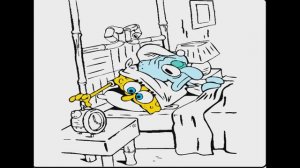 Раскраска Спанч Боб и сквидврат The Sponge Bob Square Pants