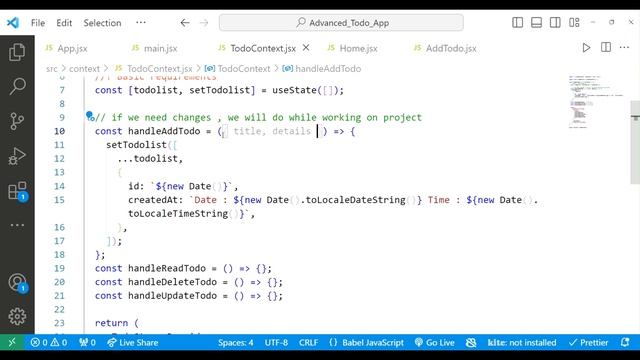 Advanced Todo App with React Context API and Tailwind CSS | PART - 1 | Step-by-Step Tutorial