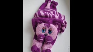 Вязаные шарфы. Котошарфики. Коллекция