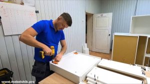 Сборка ящика под тандем полного или частичного выдвижения