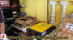 SUOER Solar Inverter Error “90” Repair  |  MBE Solar