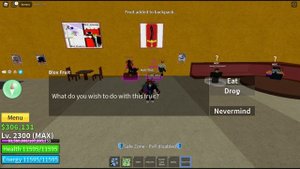 How to save a fruit in your inventory ( BLOX FRUITS )