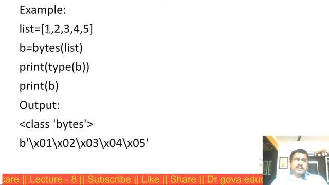 lecture 8: Python Programming |  Data Types | JNTUH/A/K |Dr P Govardhan