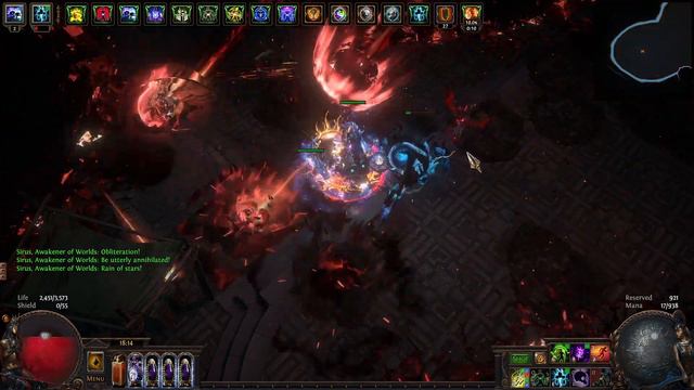 POE 3.19 Toxic Rain Raider | Uber Sirus Showcase смотреть онлайн