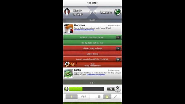 Angry Birds: Goal! (by Rovio Entertainment) - sports game for Android - gameplay. смотреть онлайн