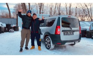 Lada Largus Cross 7 мест Luxe Prestige уехал в г.Покров Владимирская область!