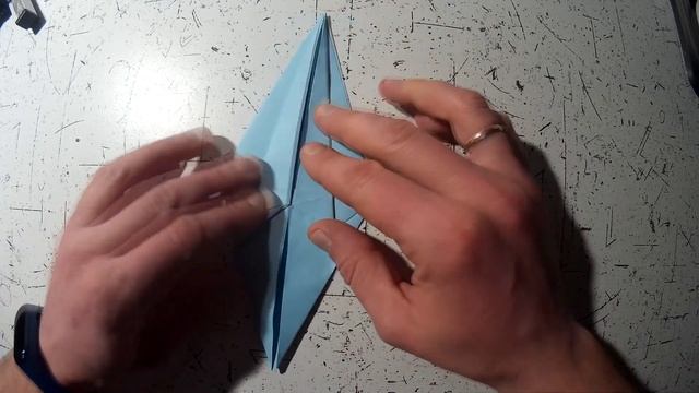 Оригами цапля из бумаги смотреть онлайн