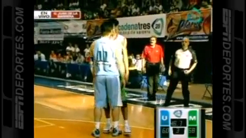 Мексика - Уругвай баскетбольная драка! смотреть онлайн