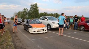 Toyota Levin 4a-ge 5 MT VS  Lexus  (Дружеский заезд)