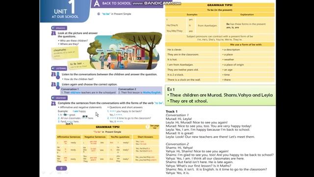 5-ci sinif ingilis dili . Dərs 1 (səh 8, 9) смотреть онлайн